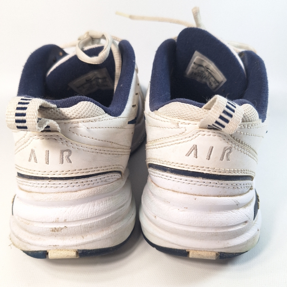 Nike Monarch Shoes Sneakers White / Blue Silver Swoosh 432361-102 Size 8 - Picture 6 of 13